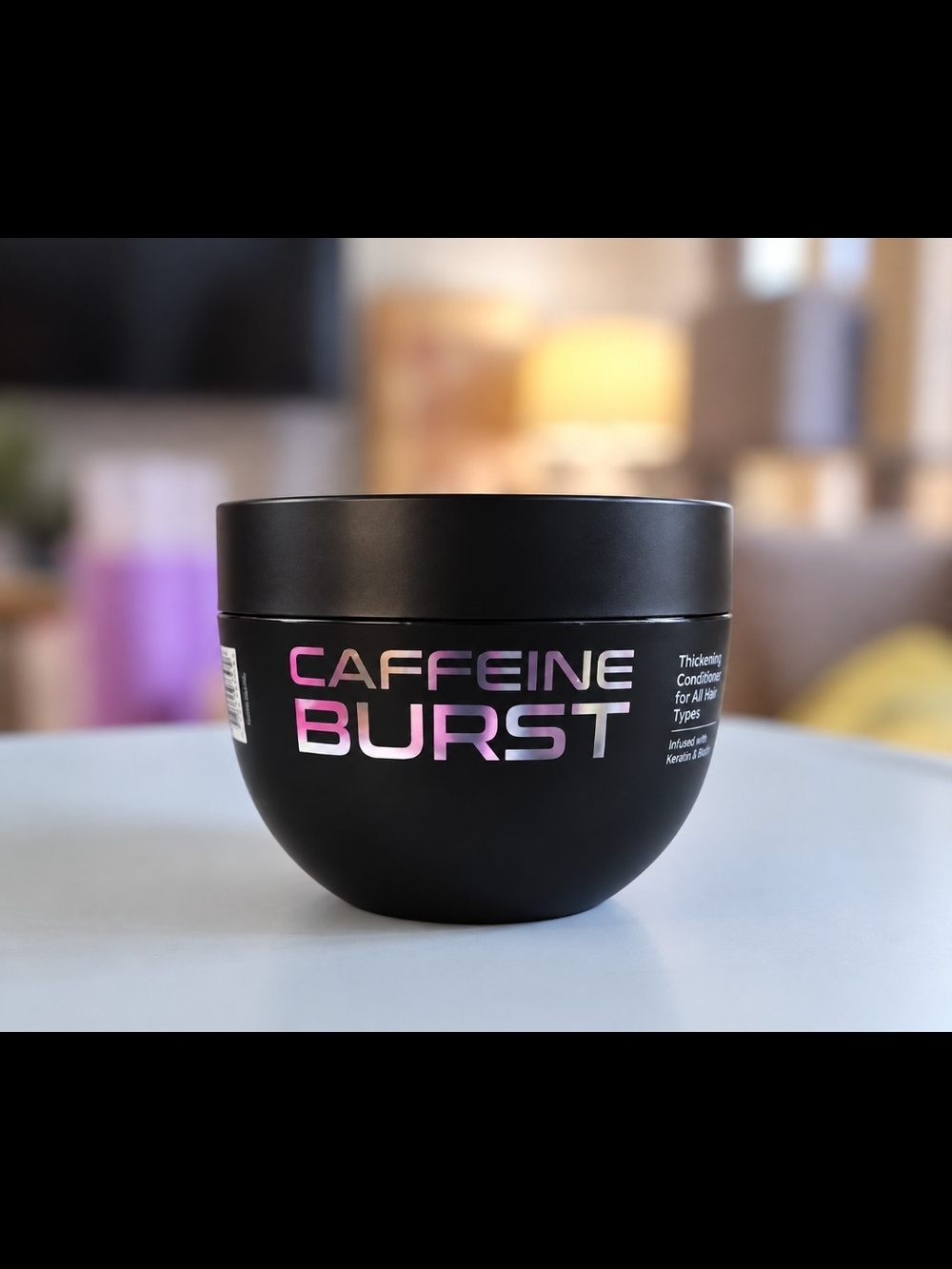 Straight Ahead Caffeine Burst Hair Mask with Keratin & Biotin - 8.8 oz